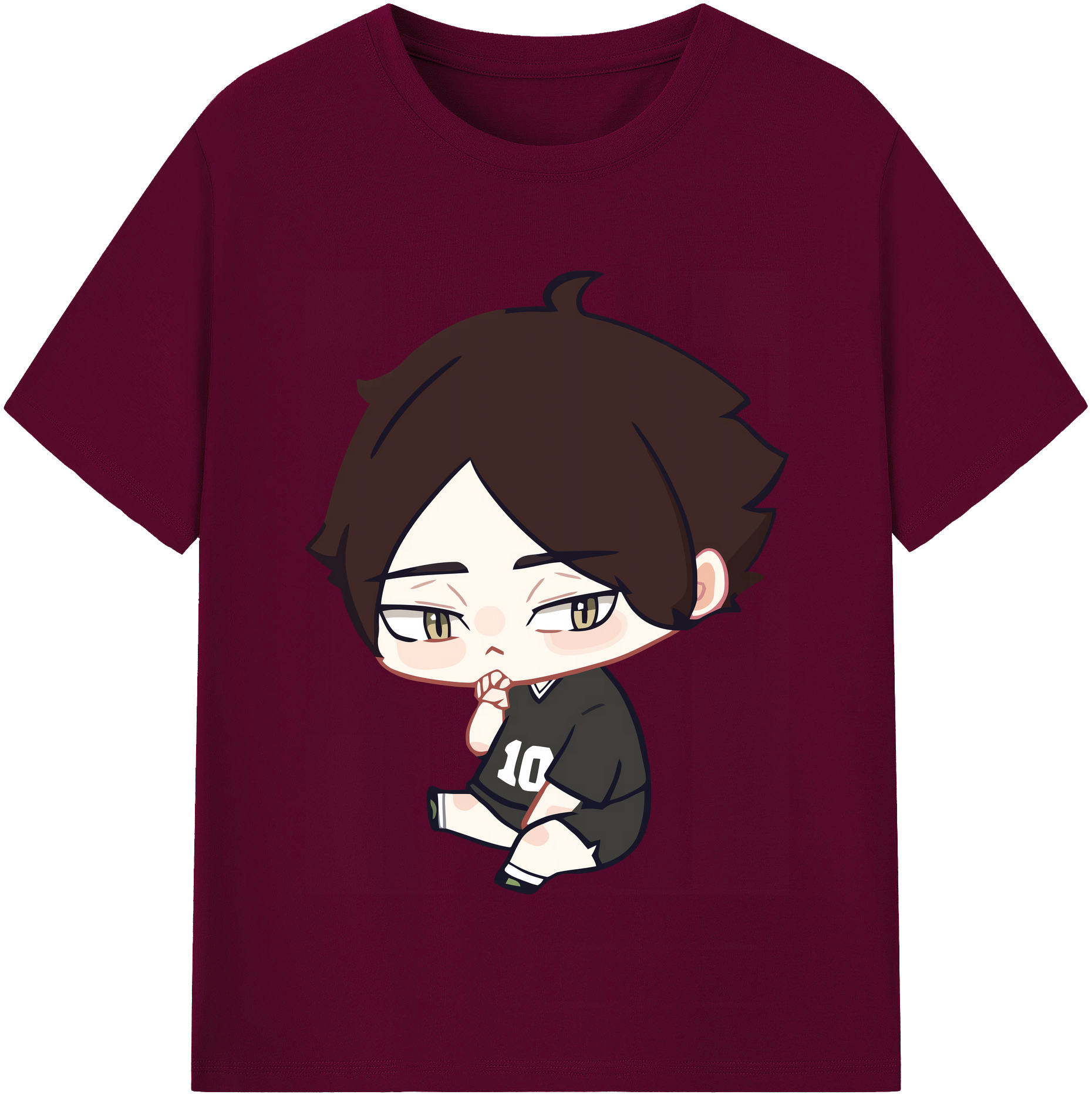 （画像用） ハイキュー!! Haikyu!! レディースカジュアルプリントTシャツ（綿100％）